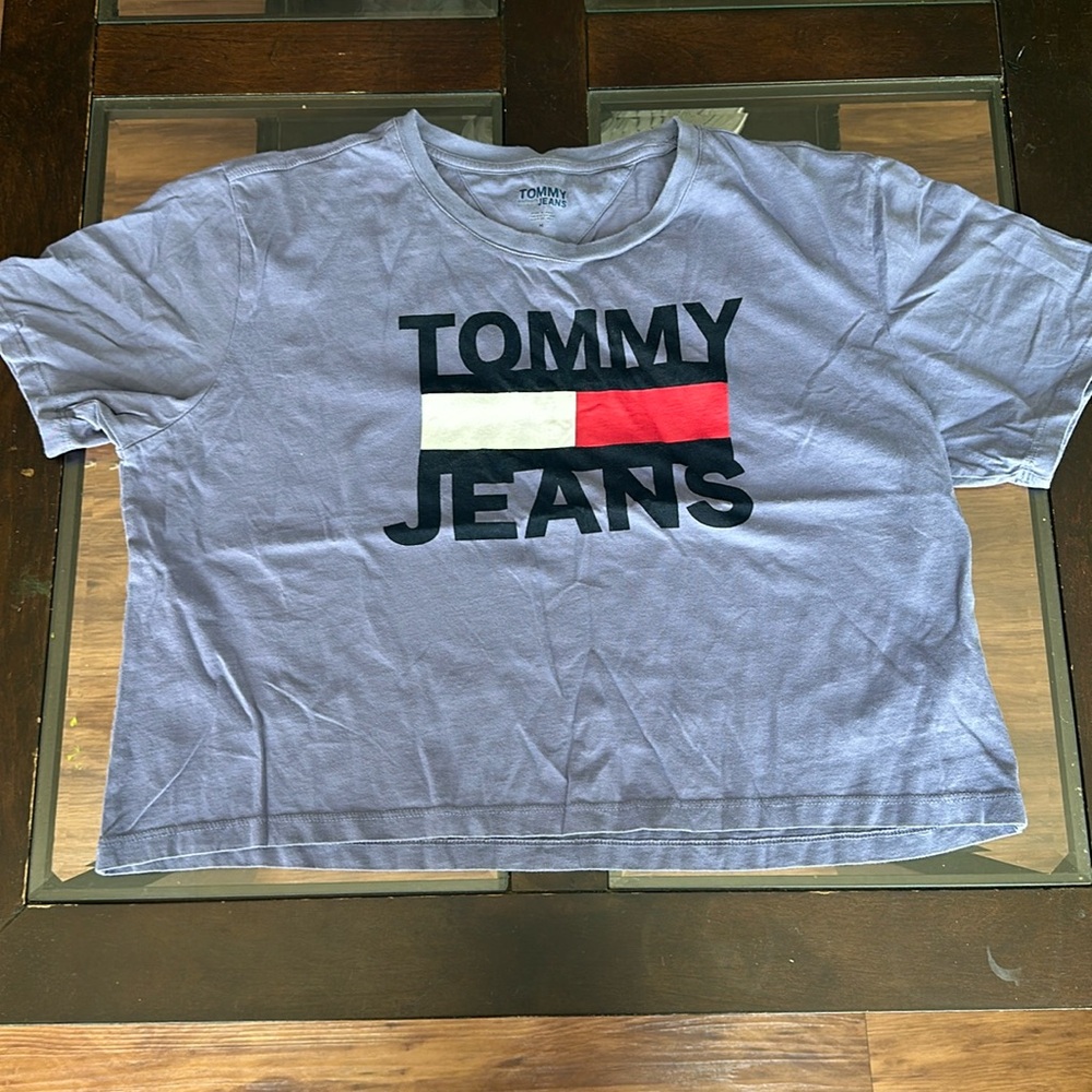 Tommy Jeans cropped tee.